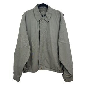 J. Riggings Sportswear Lightweight Jacket Windbreaker Lined Zip Pockets Men XXL